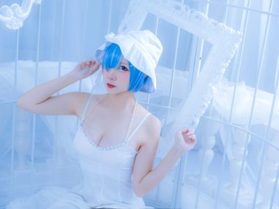 [Cosplay] Nisa Nisa - NO.033 Rem White Dress [27P-31MB]