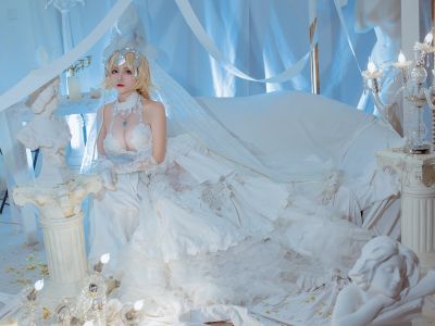 [Cosplay] Nisa Nisa - NO.128 fate Joan of Arc Flower Marriage [12P-200MB]