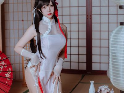 [Cosplay] Nisa Nisa Azure Blue Atago Cheongsam [18P-204MB]