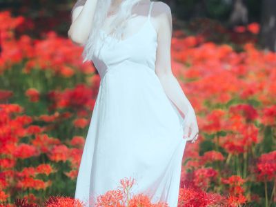 [COSPLAY] B-White spider lily White porcelain other side [27P-83MB]