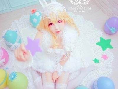 [COSPLAY] ElyEE - NO.014 Rabbit Ear White Dress [14P-11MB]