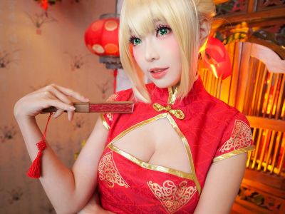 [COSPLAY] ElyEE - NO.061 saber-Red Cheongsam [21P-128MB]