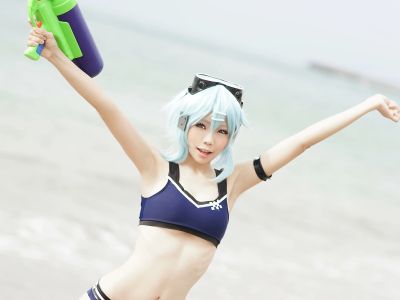 [COSPLAY] ElyEEzi - NO.041 Shino-Seaside [35P-75MB]