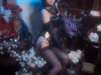 Quan Ran is a little hungry – NO.027 Azur Blue Route Zhenhai Cheongsam [44P-975.8M].zip