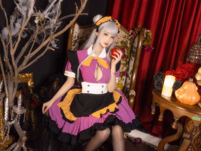 Hanyu Sanmi - NO.019 Halloween Black Silk Maid [37P-1.56GB].zip
