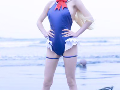 Shimizu Yuno NO.024 Mary Rose Blue Swimsuit [32P-329MB].zip
