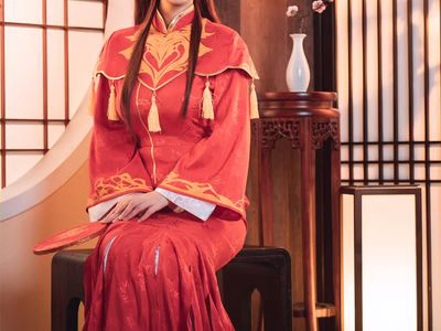 rioko Liangliangzi - NO.041 Yixian Phoenix Crown and Red Bride [29P-10MB].zip